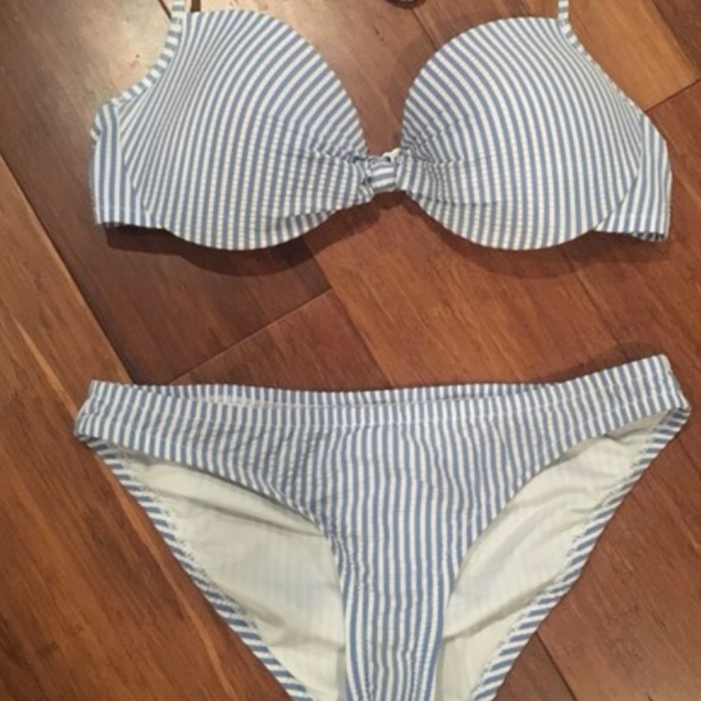 Seersucker swimsuit